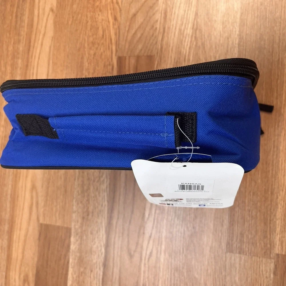 KU Kansas Jayhawks Lunch Box Bag 3D Graphic Officially‎ Licensed NEW